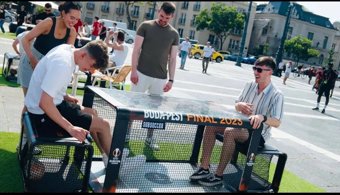 Players scoring under table